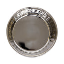 Stainless steel diamond textured dog bowl in rose quartz