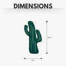 Cactus-shaped canvas and jute dog chew toy