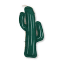 Cactus-shaped canvas and jute dog chew toy