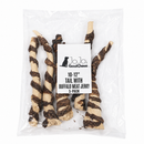10-12" Buffalo Tail Dog Chews with Buffalo Meat Jerky – Novel Protein, Rawhide-Free