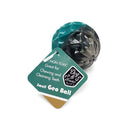 Durable dog chew toy with textured geometric ball design