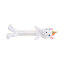Skinny thermoplastic rubber unicorn corduroy dog toy for playful dogs