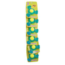 3 bone TPR tennis ball dog chew toy 6 pack clip strip display