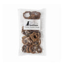 turkey tendon rings natural high protein dog chews 25 pack