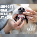 Dual-enzyme vanilla toothpaste for dogs and cats