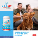 omega 3 capsules for dogs and cats 1000 mg 120 count supplement