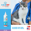 ear cleansing solution for dogs and cats 4 oz bottle