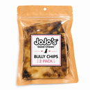 Water Buffalo-Basted Beef Cheek Chips Grab N Go 2-Pack, Case of 12, natural beef cheek dog chews basted with water buffalo