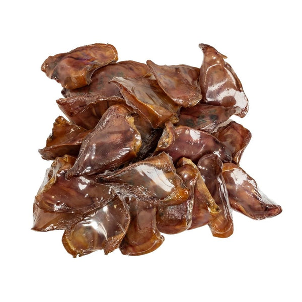 Whole pig ears dog treats 25 count shrink wrapped