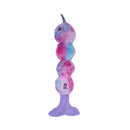 Tie Dye Narwal Magical Creature Skinny Plush Dog Toy