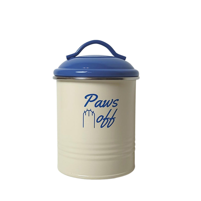 French Blue Pet Food & Treat Storage Canisters (Set of 3)