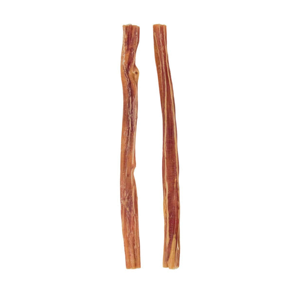 Natural Beef Bully Stick Dog Treats - 12" Thick (25/case)