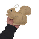 Rustic Jute Squirrel: Sustainable Eco-Friendly Dog Chew Toy