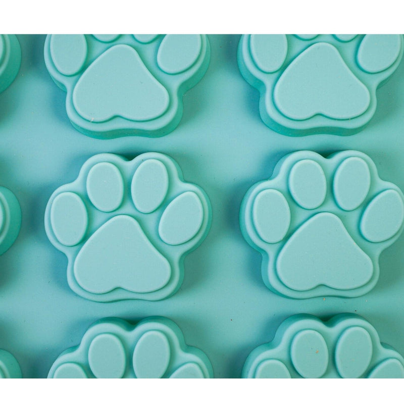 Paw Print 3 in 1 Silicone Baking Treat Tray (2-Pack)