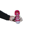 Squeaking Comfort Plush Sneaker Soft and Cozy Dog Toy - Pink