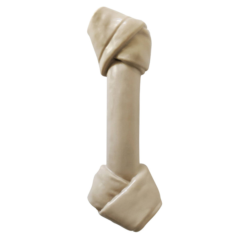 Vegan Nylon Rawhide-Shaped Chew Bone: Durable and Eco-Friendly Toy for Dogs of All Sizes