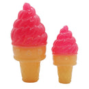 Freezable ice cream cone dog toy