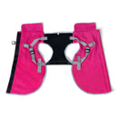 2-in-1 Thermal Dog Fleece Jacket with Integrated Harness - Fuchsia