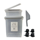 Stackable 3-piece dog food storage container set