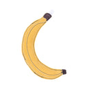 Sustainable vegan leather dog chew toy shaped like a banana